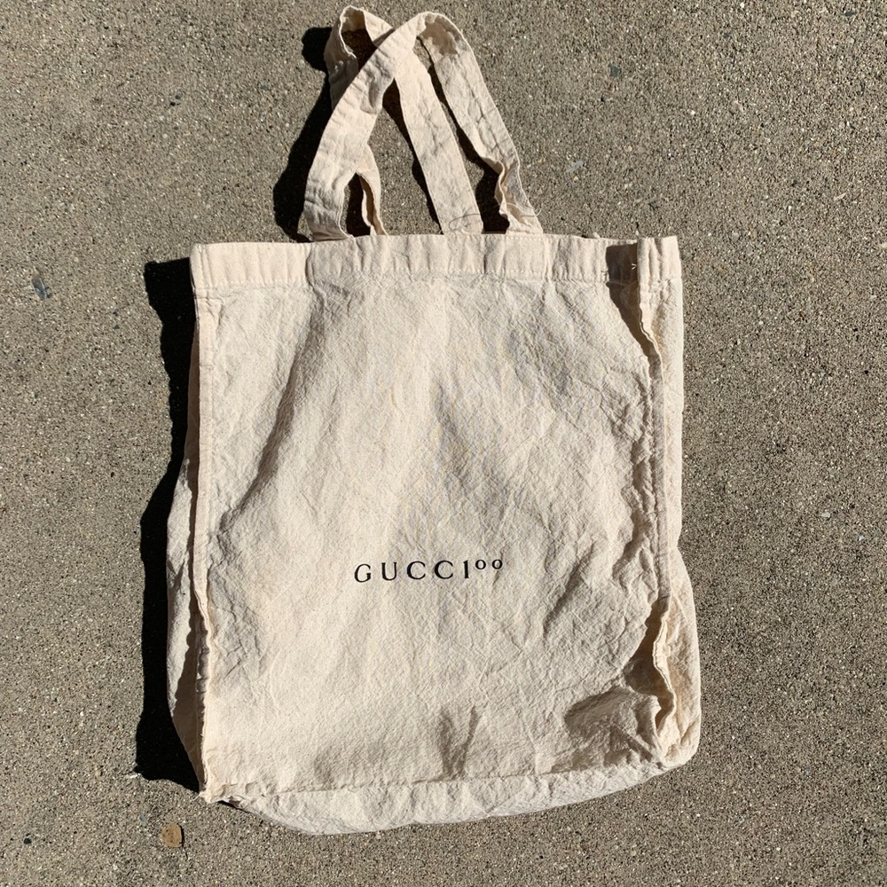 Authentic gucci 100 anniversary tote dust bag